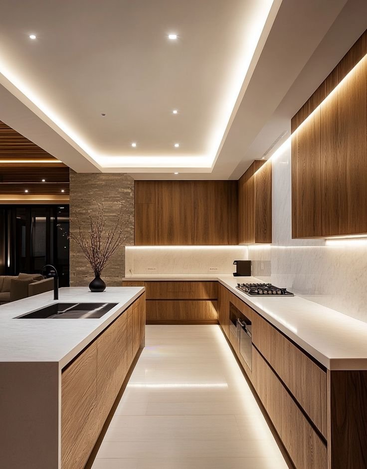 Cozinha com Armário Espelhado